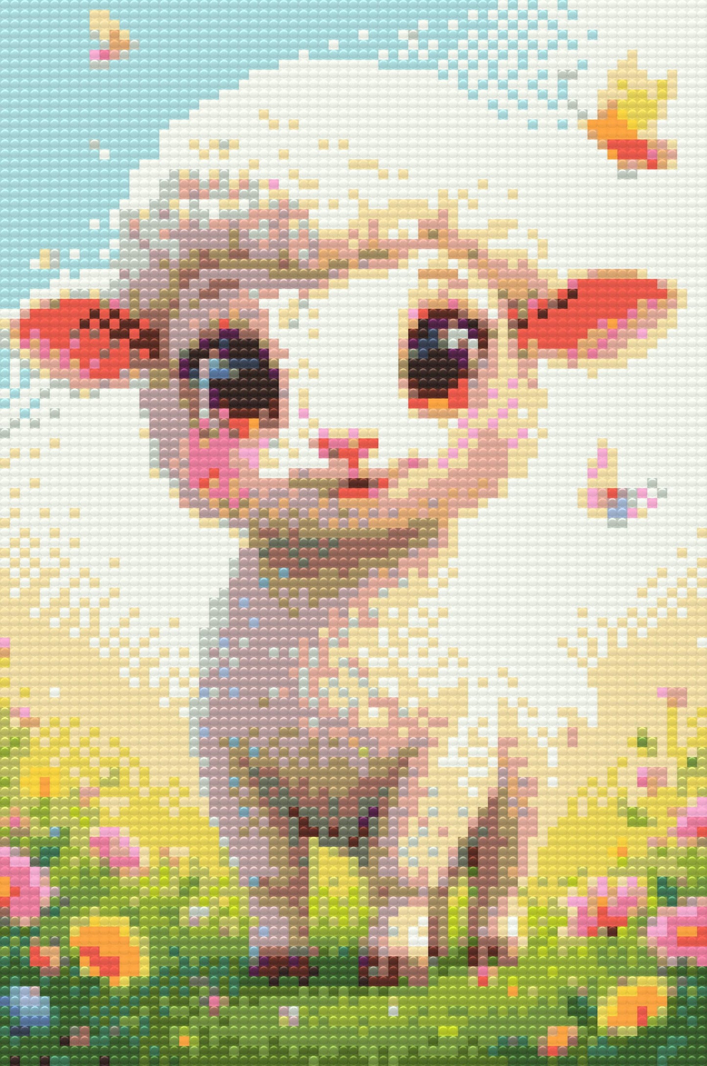 Diamond Painting - Lam på engen
