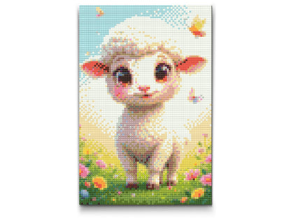 Diamond Painting - Lam på engen