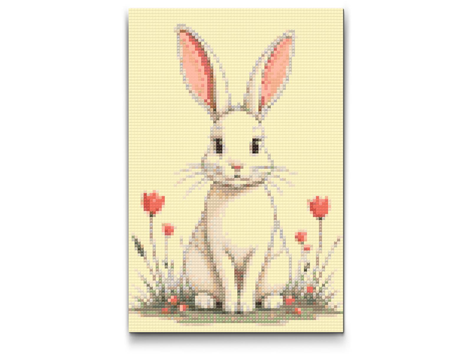 Diamond Painting - Minimalistisk kanin