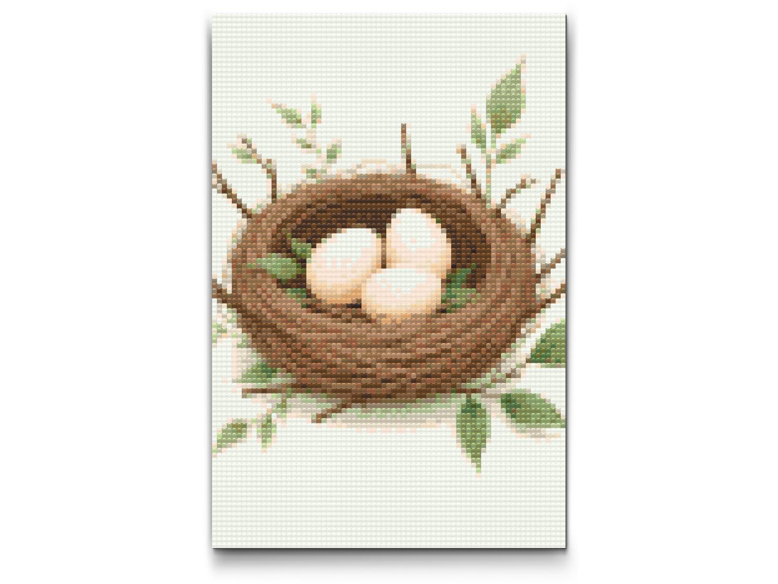 Diamond Painting - Fuglerede