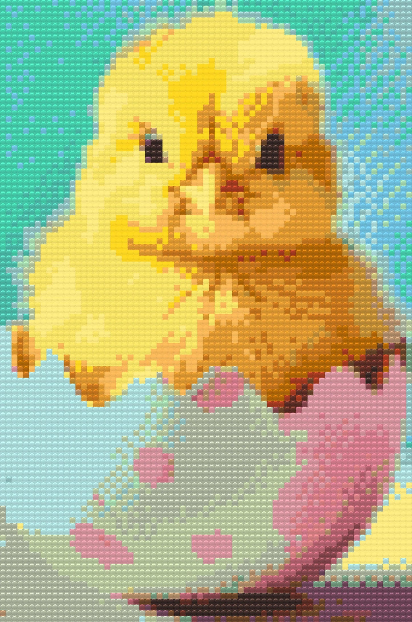 Diamond Painting - Påskekylling i æggeskallen