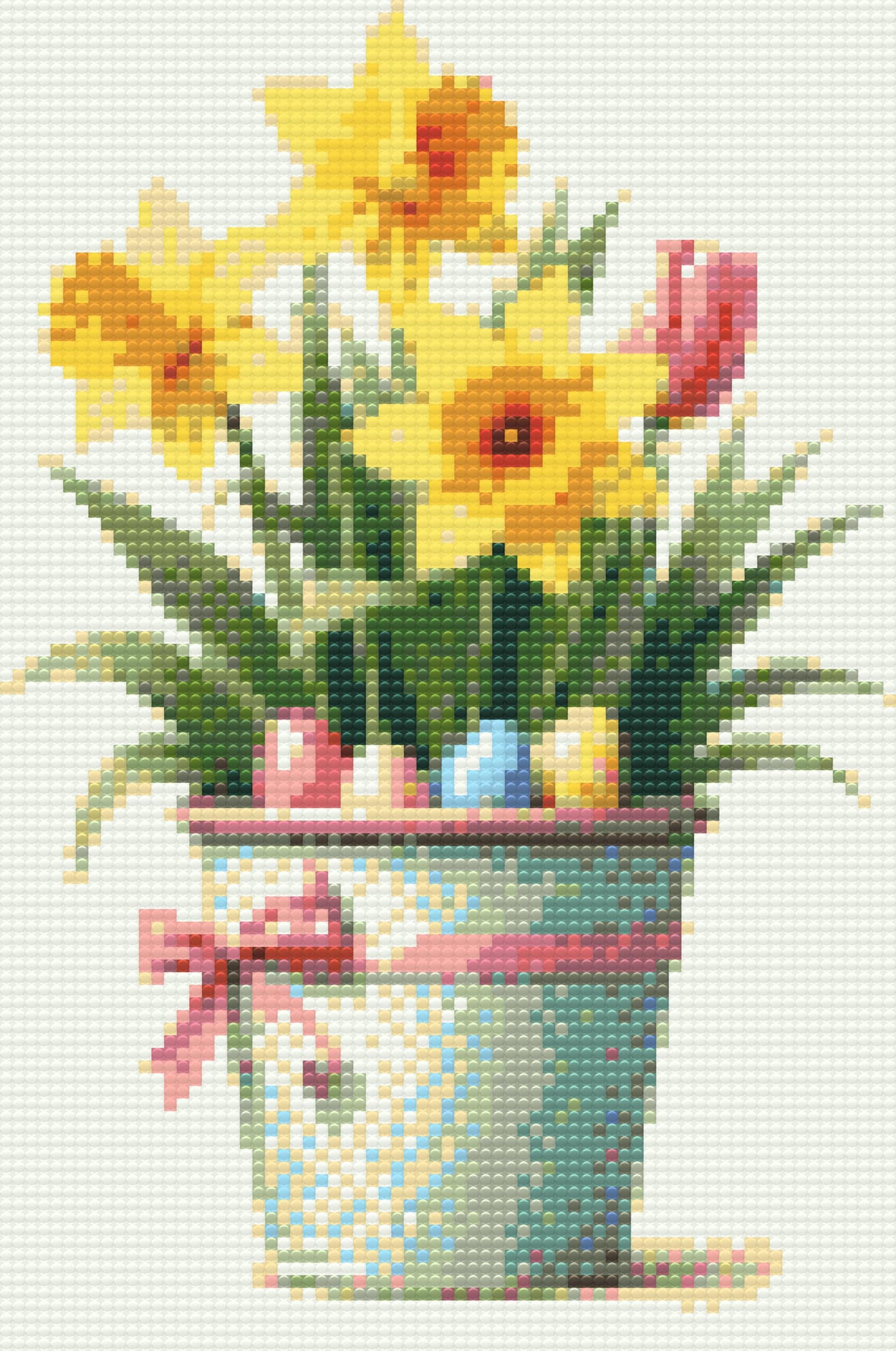 Diamond Painting - Illustration af påskedekoration