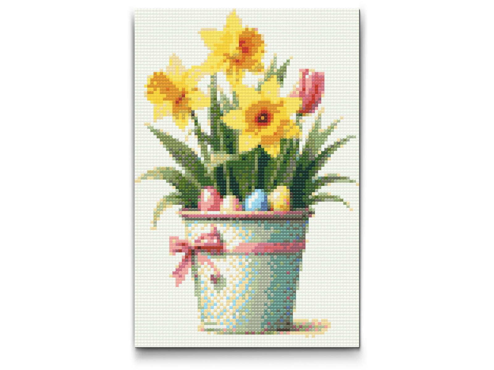 Diamond Painting - Illustration af påskedekoration