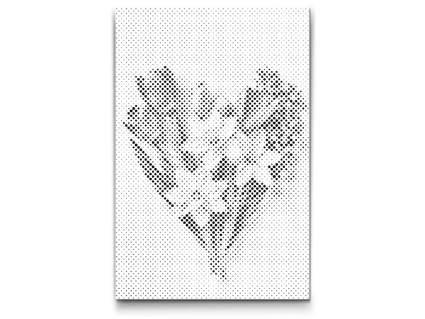 Mal-med-prikker -  Forårsblomster i hjertet
