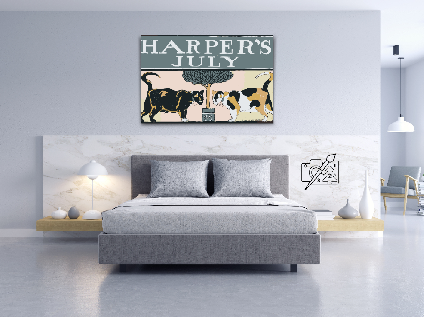 Paint by Numbers - Harper's July