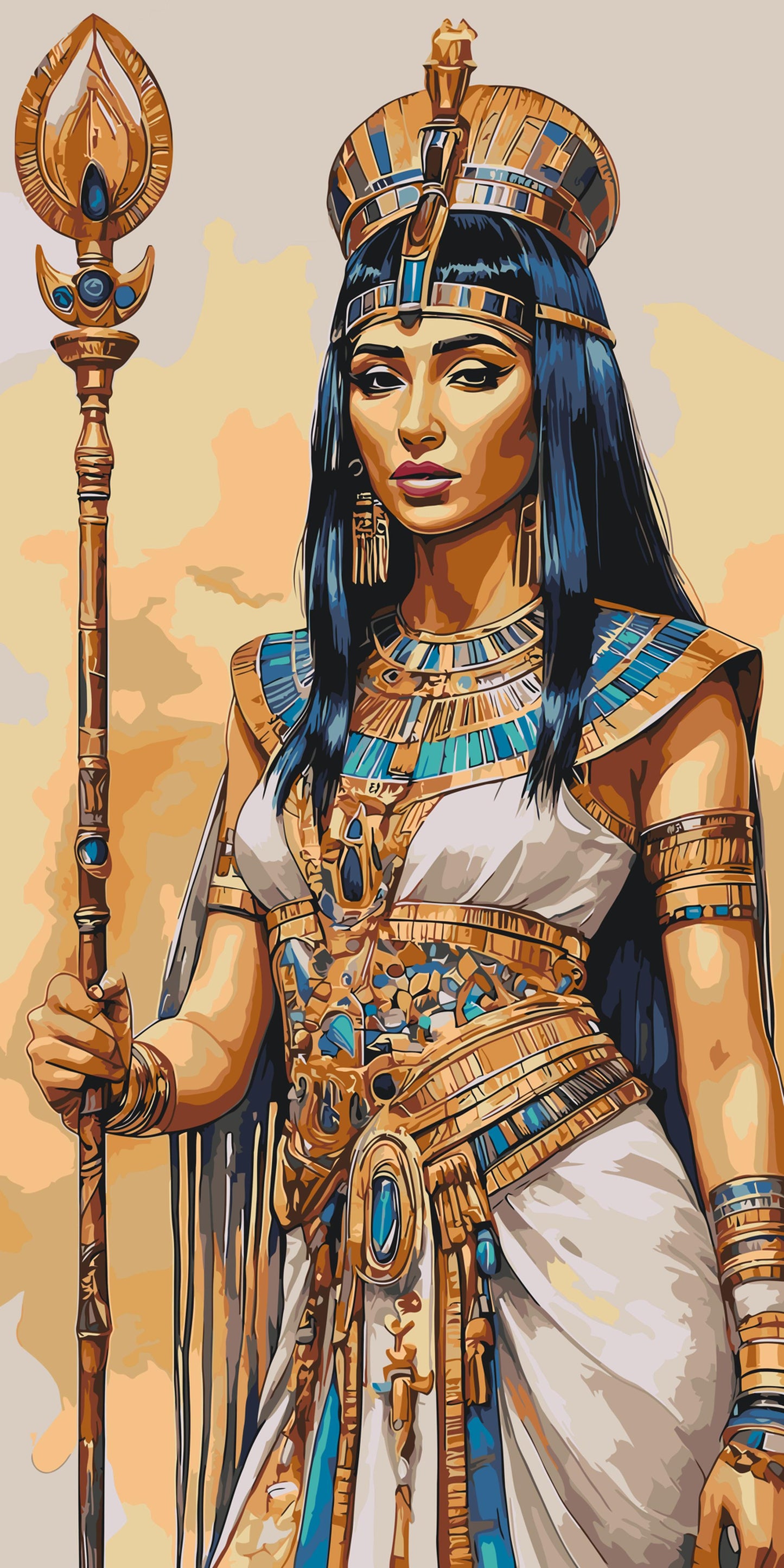 Paint by Numbers - Cleopatra – Dronning af Egypten