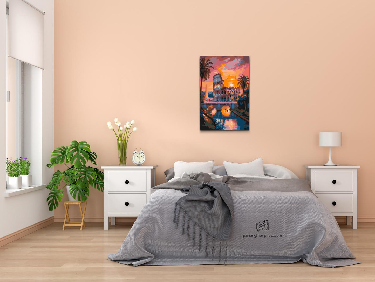 Paint by Numbers - Colosseum ved skumringstid