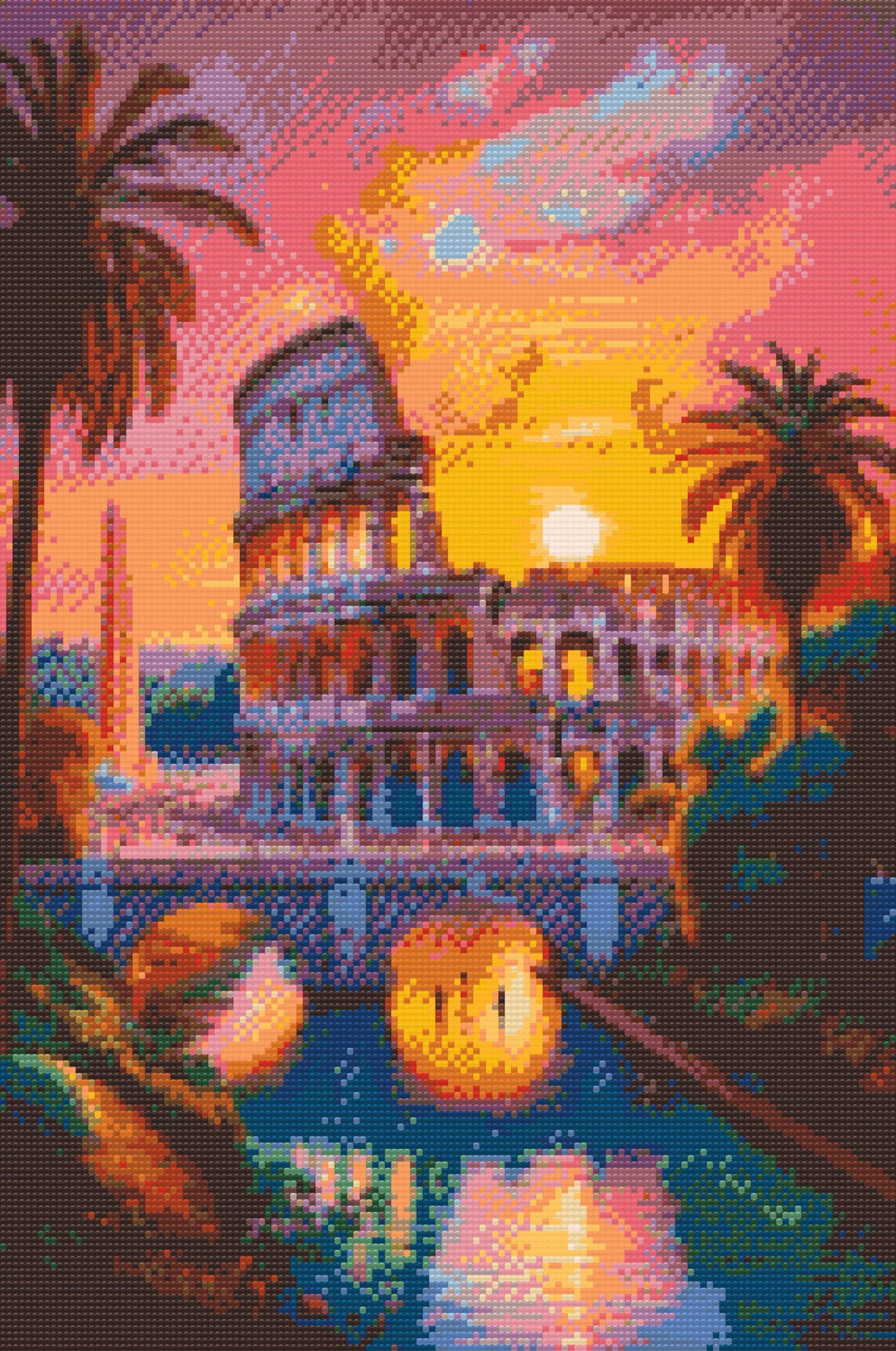 Diamond Painting - Colosseum ved skumringstid