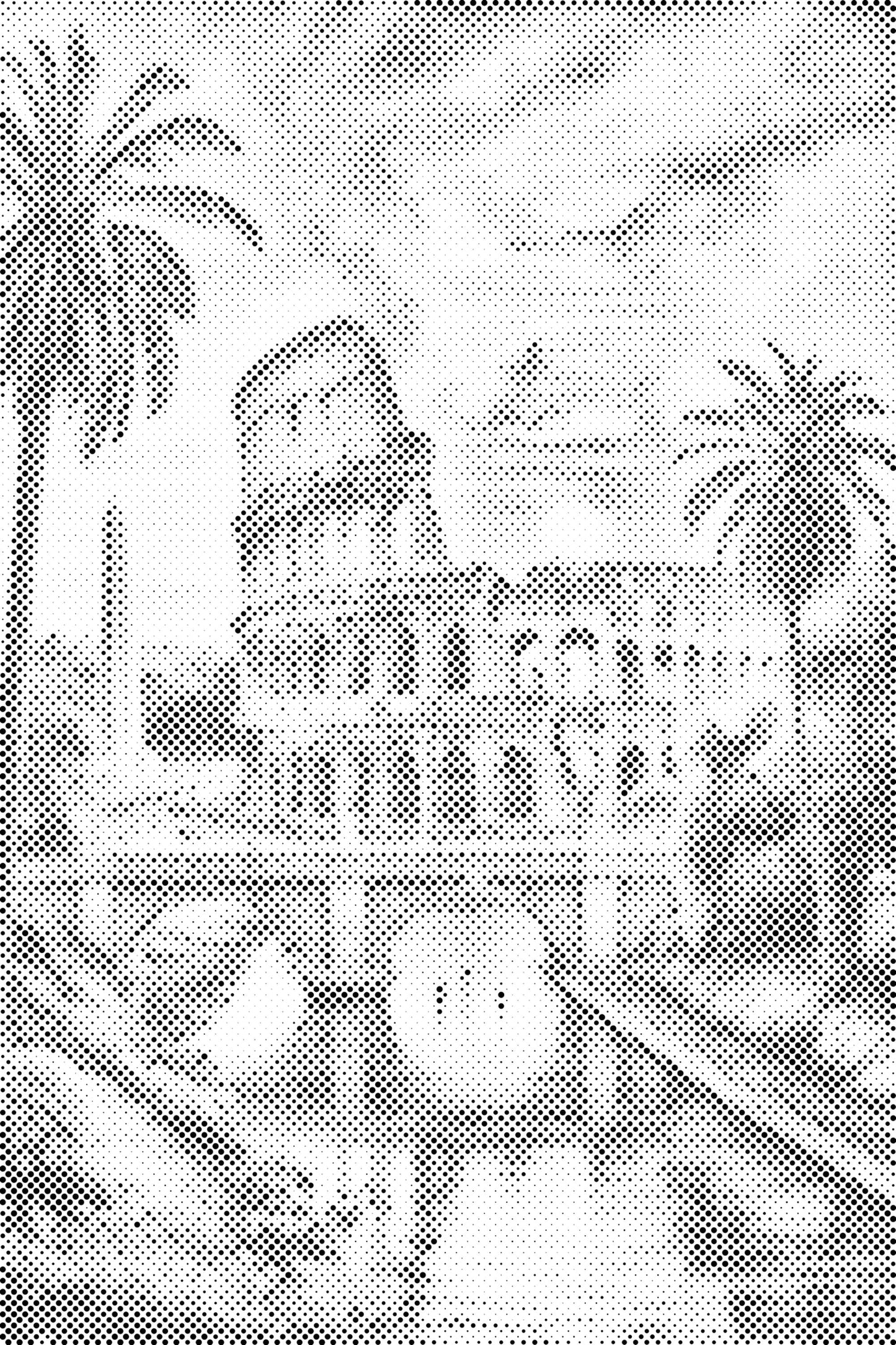 Mal-med-prikker -  Colosseum ved skumringstid
