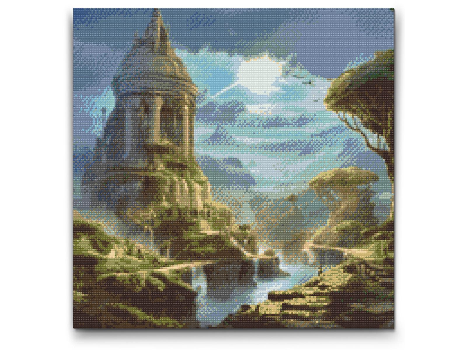 Diamond Painting - Et forsømt slot
