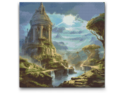 Diamond Painting - Et forsømt slot