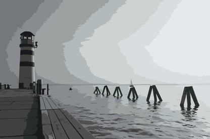 Paint by Numbers - Neusiedl-søen