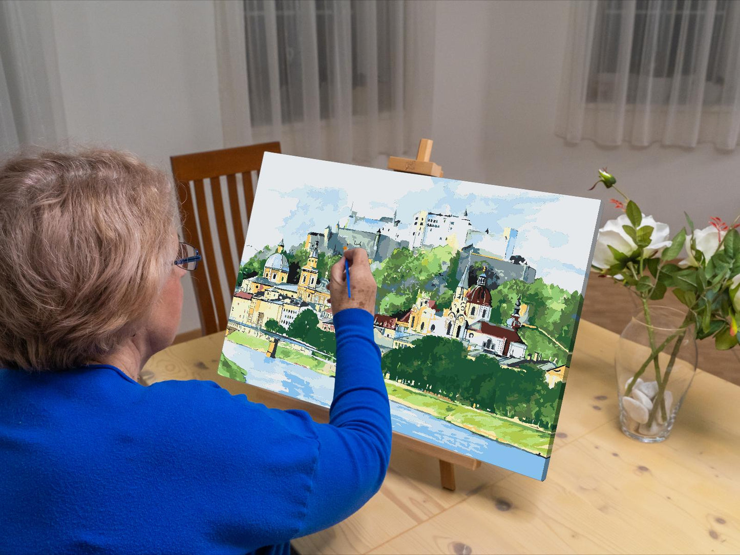 Paint by Numbers - Salzburg-maleri