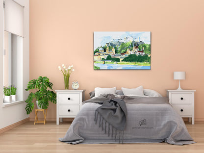 Paint by Numbers - Salzburg-maleri