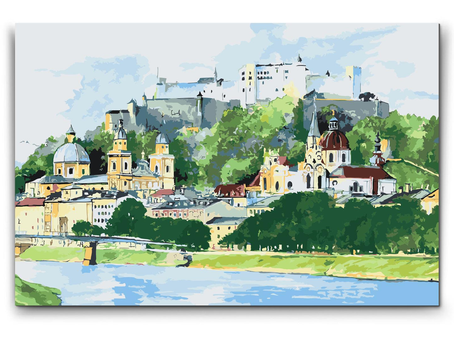 Paint by Numbers - Salzburg-maleri