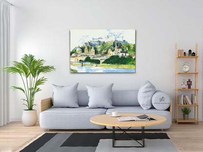 Diamond Painting - Salzburg-maleri