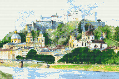 Diamond Painting - Salzburg-maleri