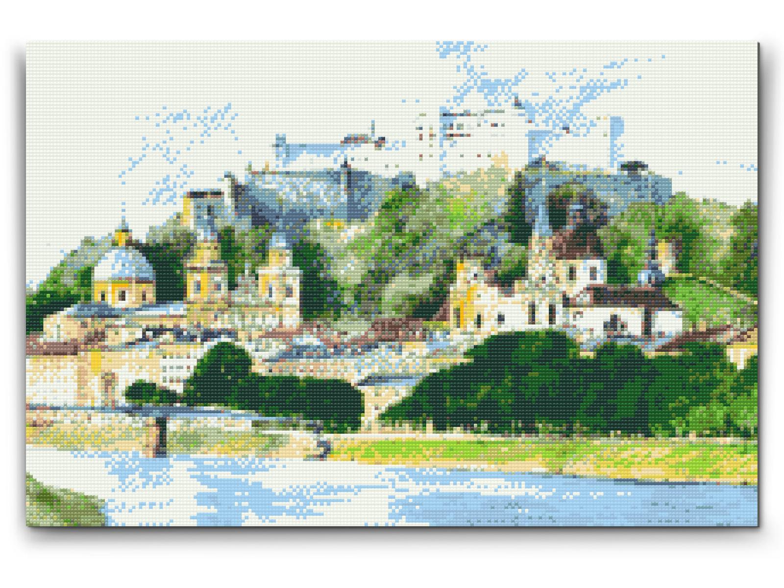 Diamond Painting - Salzburg-maleri