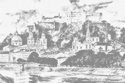 Mal-med-prikker -  Salzburg-maleri