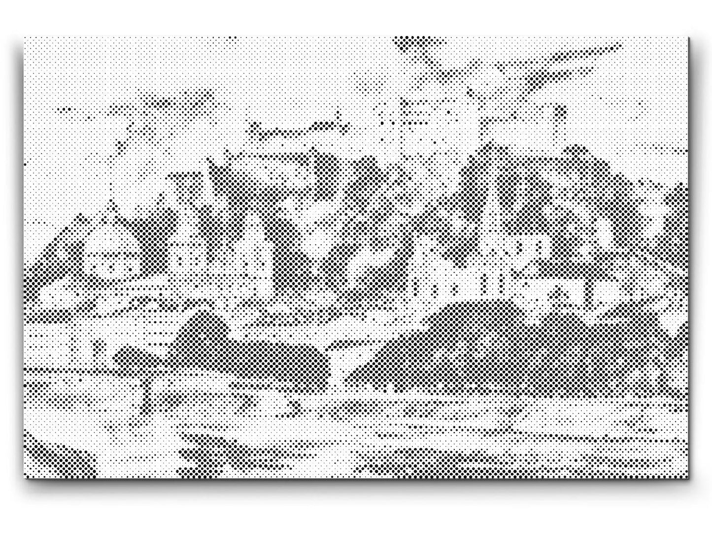Mal-med-prikker -  Salzburg-maleri