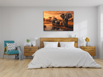 Paint by Numbers - Savanne – Rejser med elefanter