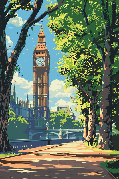 Paint by Numbers - Forår i London
