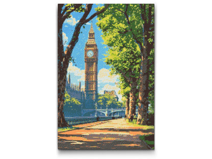 Diamond Painting - Forår i London