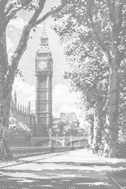 Mal-med-prikker -  Forår i London