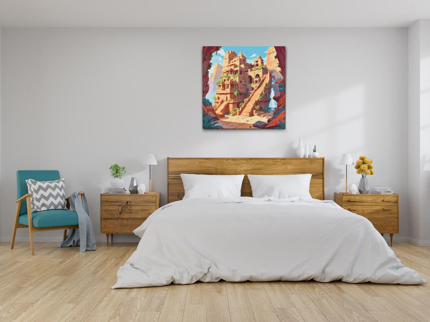 Diamond Painting - Tempel i junglen