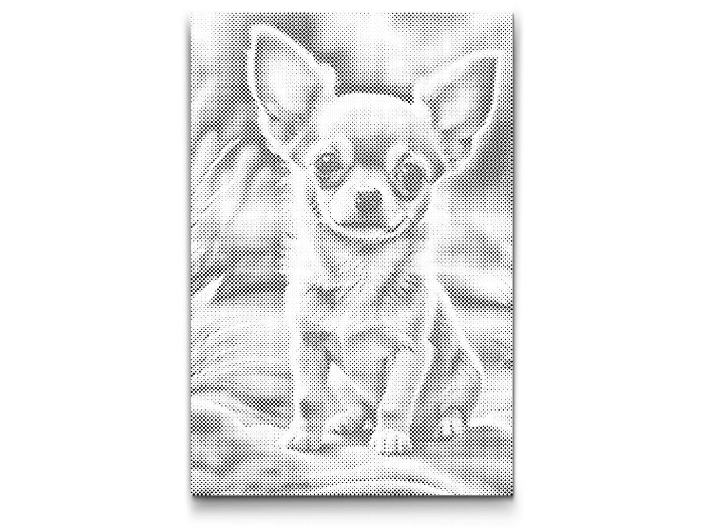 Mal-med-prikker -  Chihuahua