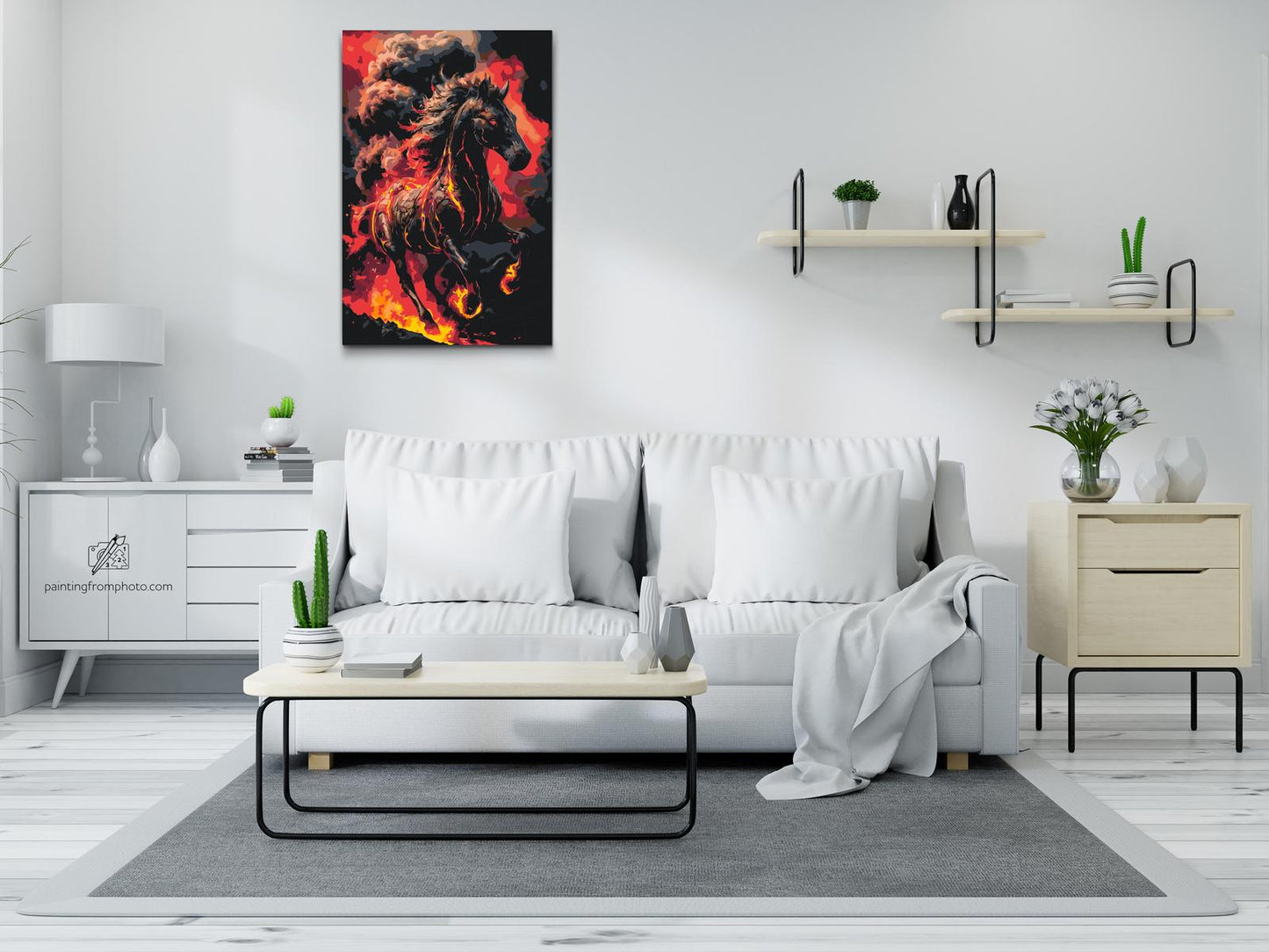 Paint by Numbers - Djævelens hest