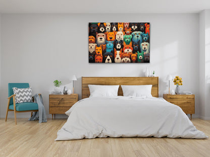 Diamond Painting - Hunde, uanset hvor du kigger