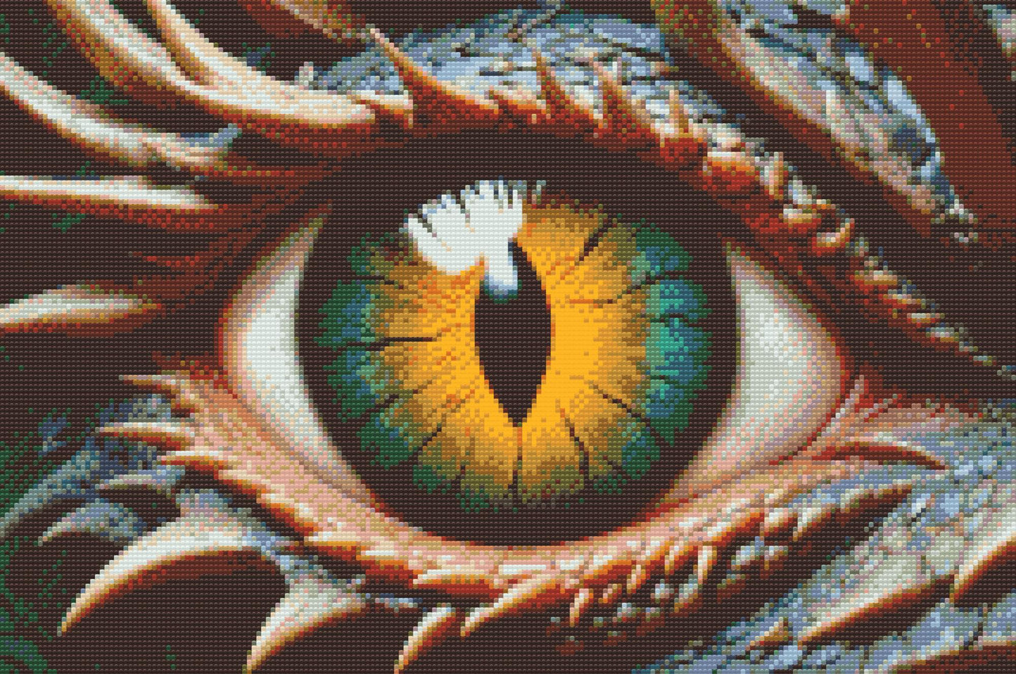 Diamond Painting - Drageøje
