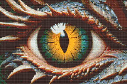 Diamond Painting - Drageøje