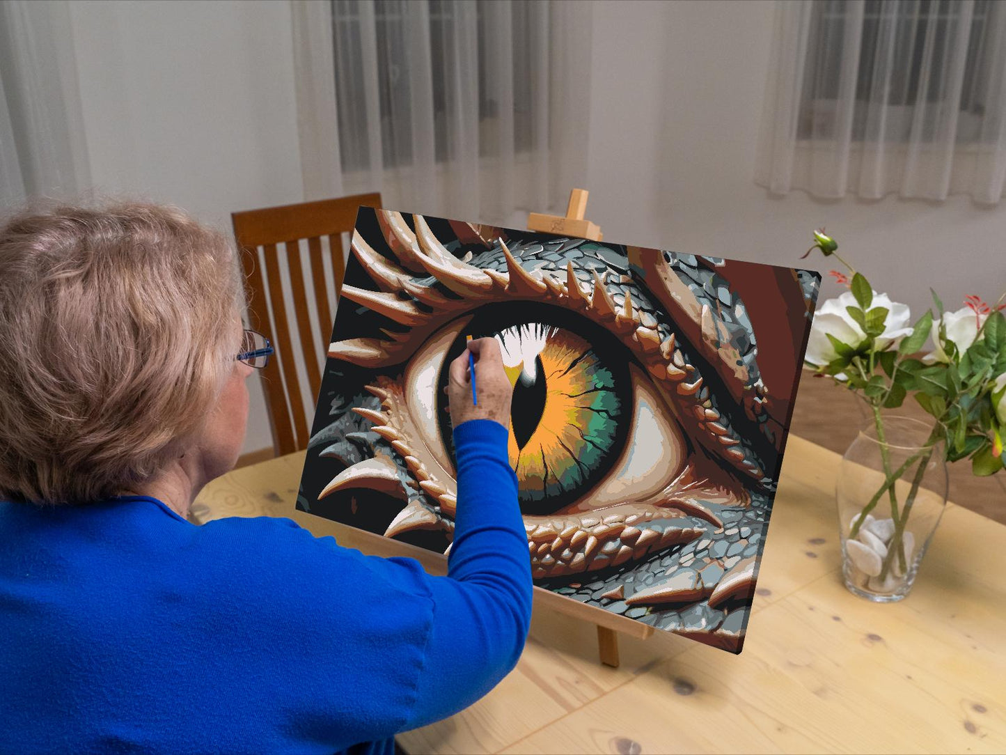 Paint by Numbers - Drageøje