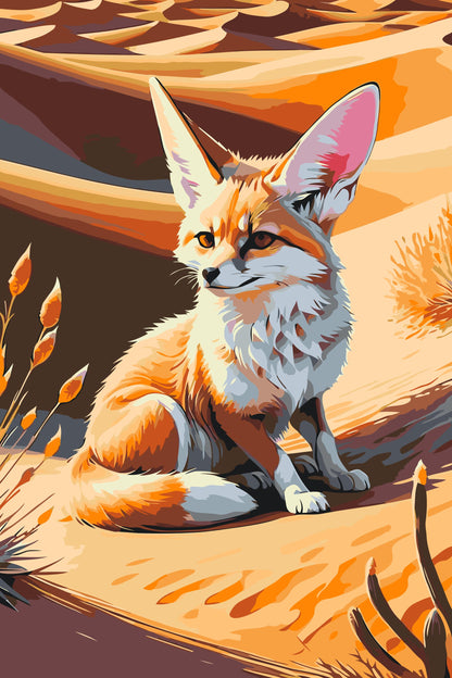 Paint by Numbers - Fennekræv