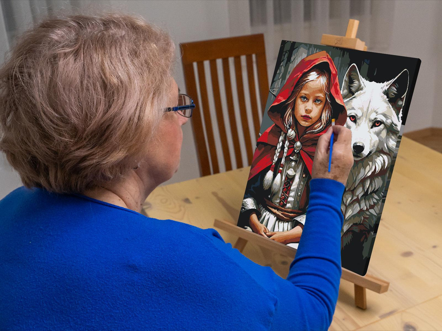 Paint by Numbers - Pigen og den hvide ulv
