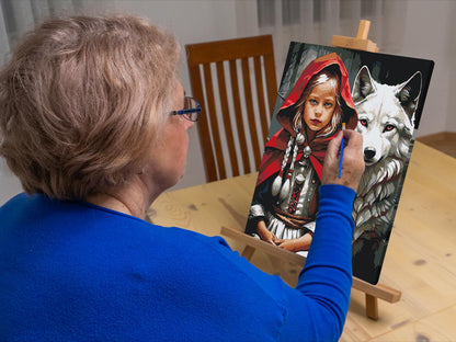 Paint by Numbers - Pigen og den hvide ulv