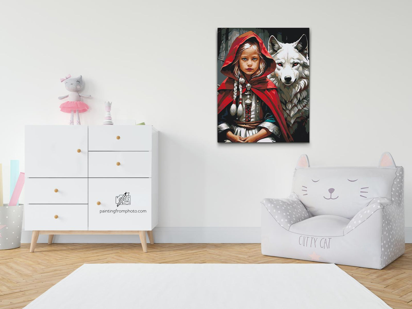 Paint by Numbers - Pigen og den hvide ulv