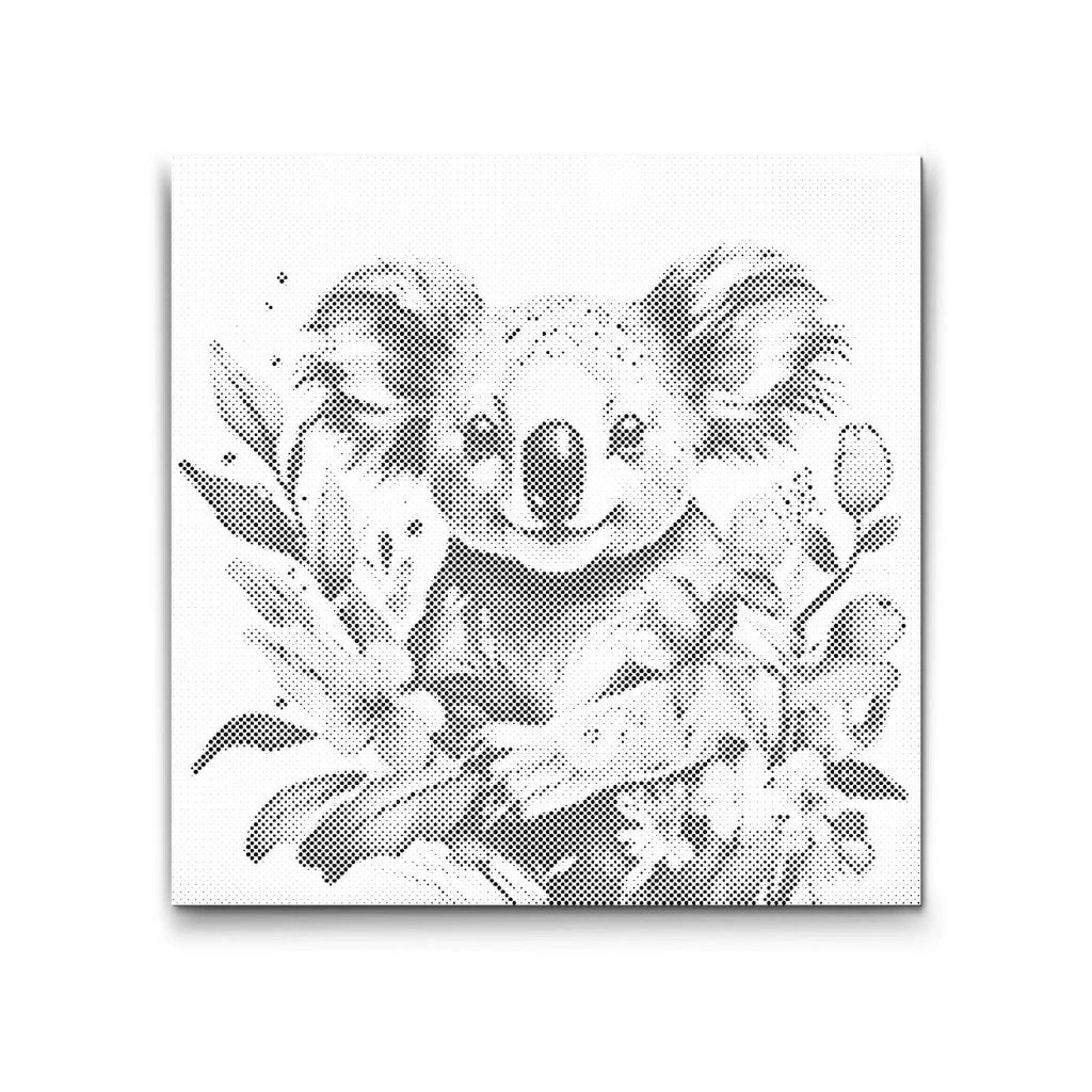 Koala omgivet af Blomster