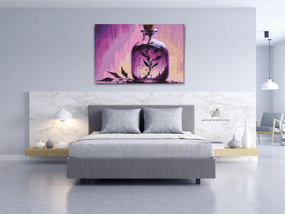 Paint by Numbers - En blomst i en flaske