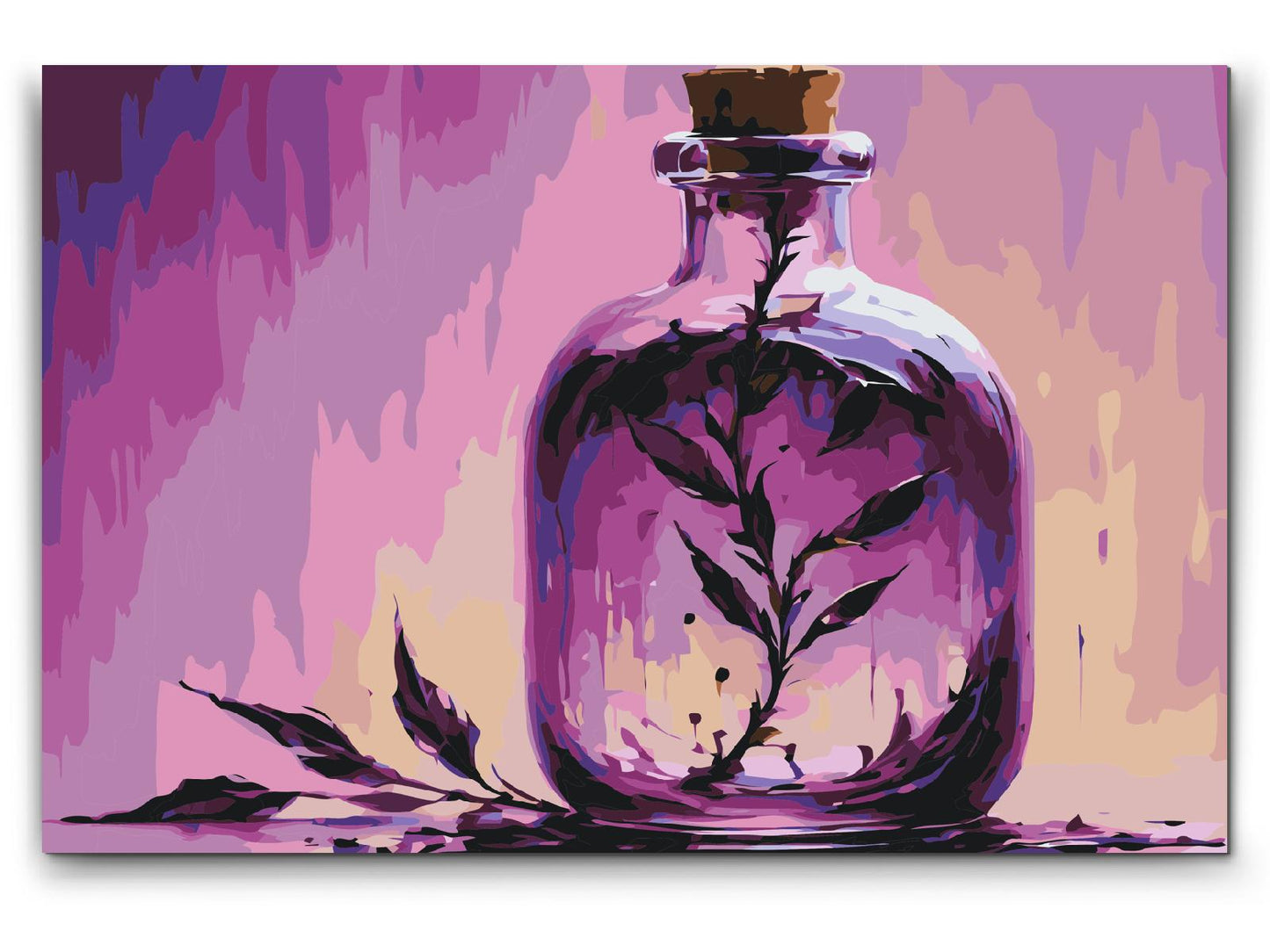 Paint by Numbers - En blomst i en flaske