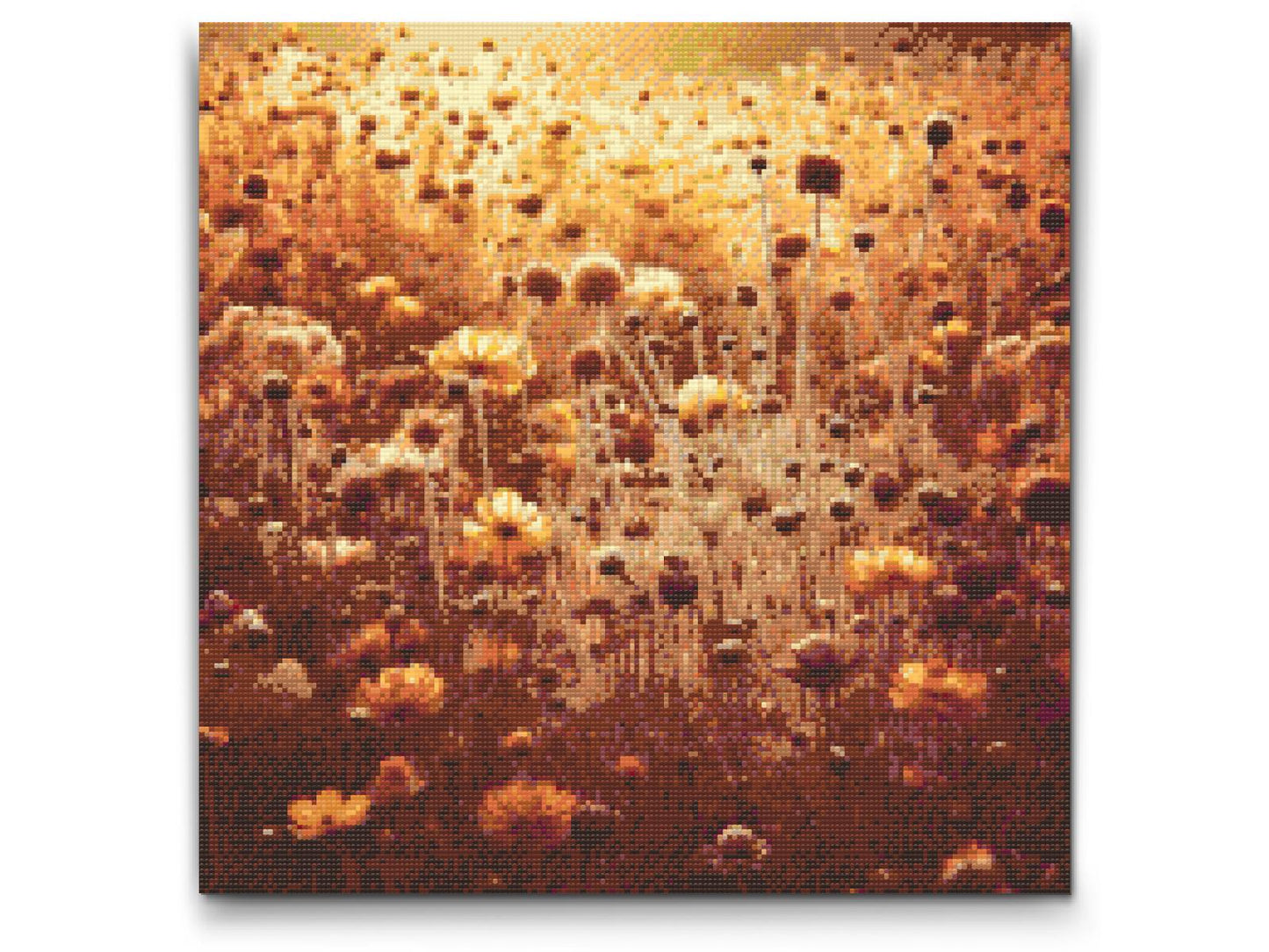 Diamond Painting - Et gyldent felt af minder