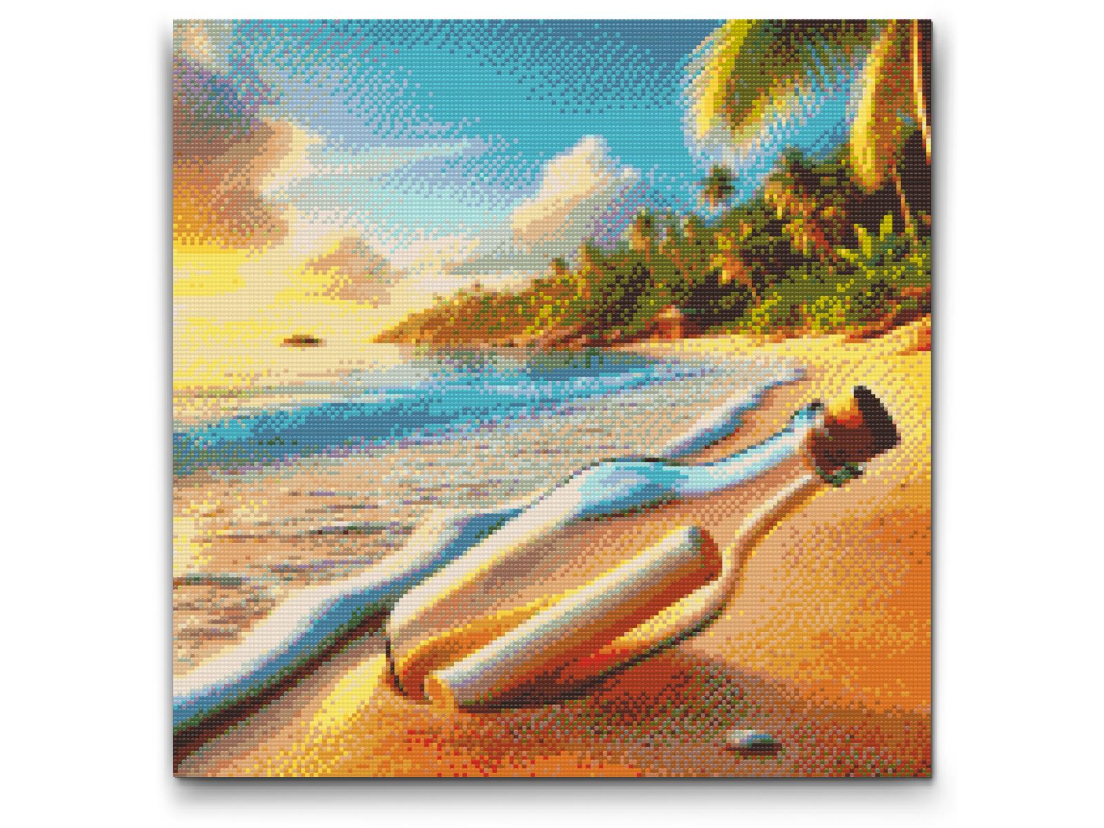 Diamond Painting - En besked i en flaske