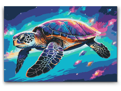 Paint by Numbers - Regnbueskildpadde
