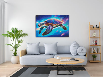 Diamond Painting - Regnbueskildpadde