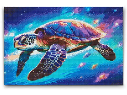 Diamond Painting - Regnbueskildpadde