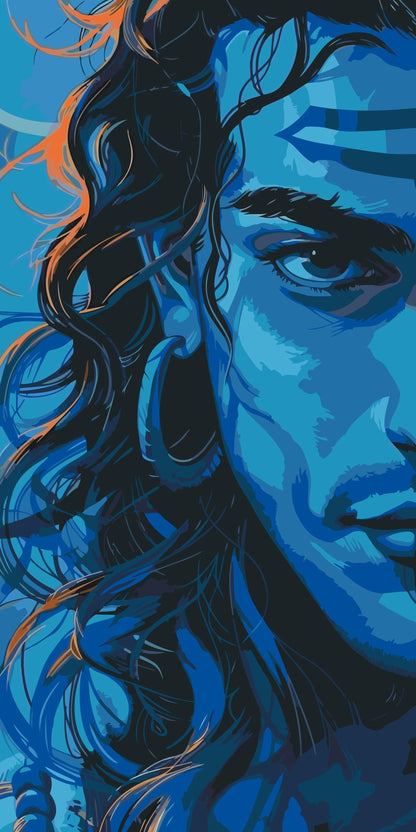 Paint by Numbers - Shiva – hinduistisk gud