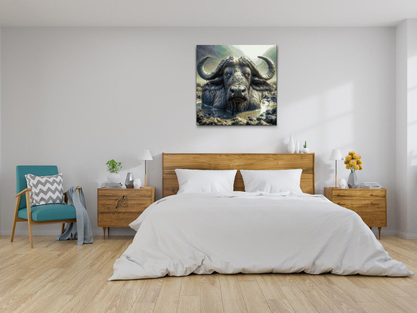 Diamond Painting - Vandbøffel