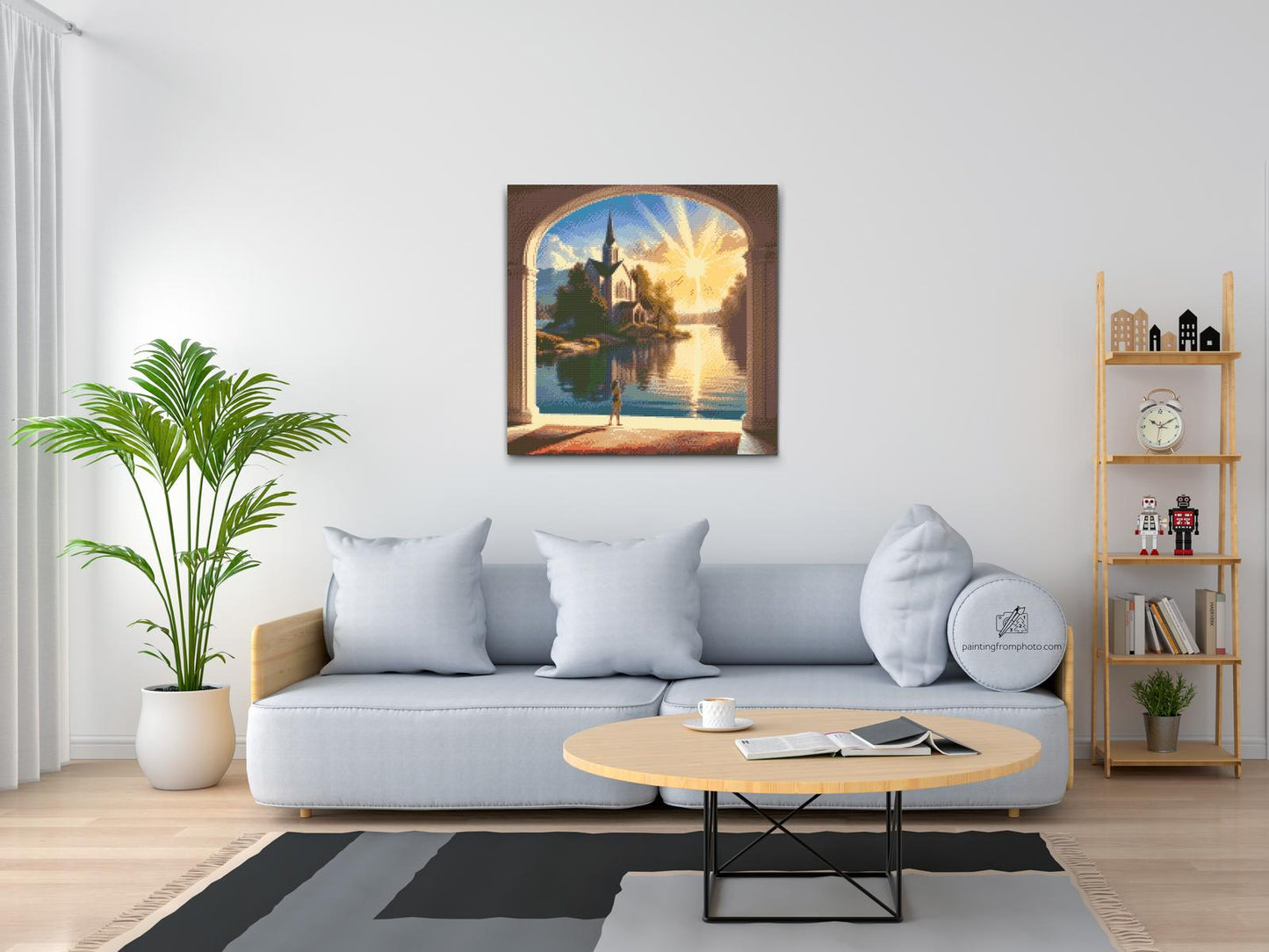 Diamond Painting - Faldende sols stråler 1